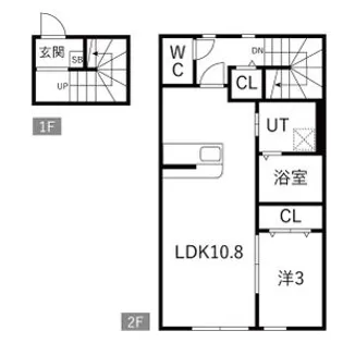 MIKATA(ミカタ)【2階】の間取り