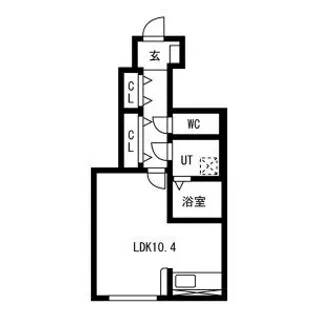 プチ ボヌール【1階】の間取り