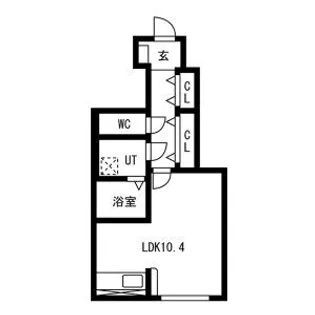 プチ ボヌール【1階】の間取り