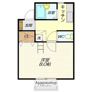 マルベリーハウスA【103号室】の間取り