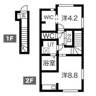 REPREN(ルプラン)【2階】の間取り