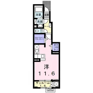 ウィッシュ・コート【1階】の間取り