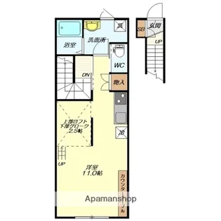 コンフォート1【N号室】の間取り