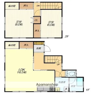 山形県山形市飯田4丁目【一戸建】の間取り