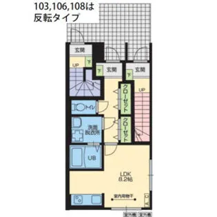 VIVIANA TOP(ヴィヴィアナ トップ)【1階】の間取り