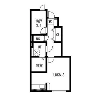 サジタリアス【103号室】の間取り