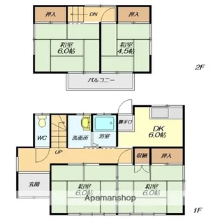 山形県山形市青田5丁目【一戸建】の間取り