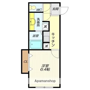 レノンハウス【105号室】の間取り