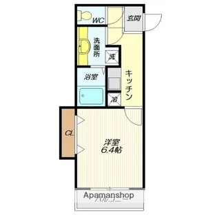 レノンハウス【205号室】の間取り