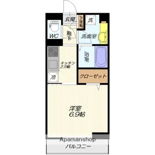 グリーンヒルズⅦ【305号室】の間取り