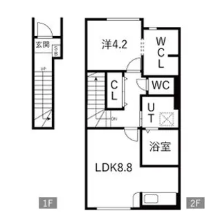 J.BREATH【203号室】の間取り