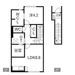J.BREATH【208号室】の間取り