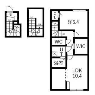 KD小白川【303号室】の間取り