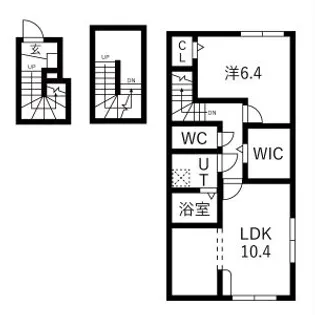KD小白川【301号室】の間取り