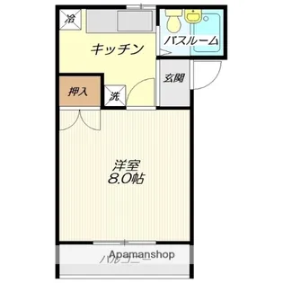 スカイコート十日町【408号室】の間取り