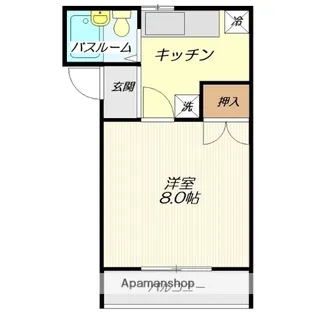 スカイコート十日町【305号室】の間取り