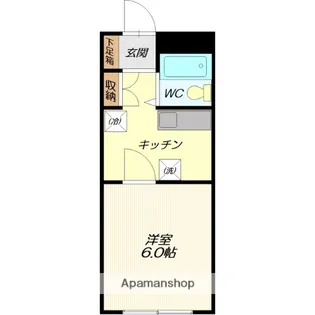 ヒルトップ桜田【1E号室】の間取り