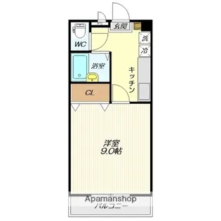 チェリーブラッサム【212号室】の間取り