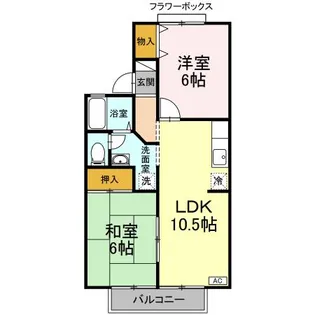 ファミールハイツ【2階】の間取り