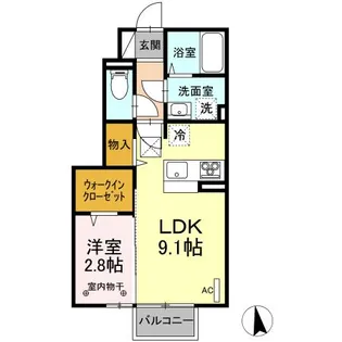 アスナロ【1階】の間取り