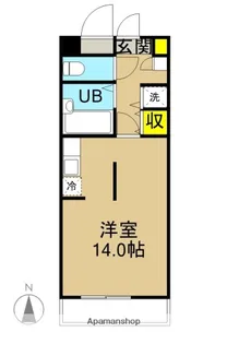 アネックス日立【1階】の間取り