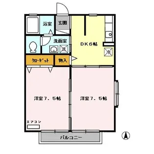 ファミール・フジ【2階】の間取り