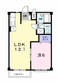 カーサ・ファミールT【1階】の間取り