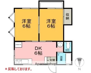 サカイコーポ【211号室】の間取り