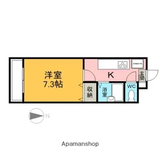 グランソレイユ【201号室】の間取り