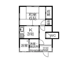 泉アパート【1階】の間取り