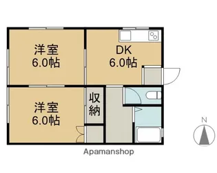 坂井ハイツ【1階】の間取り
