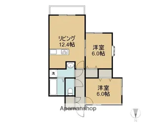 ル・ヴォワール【1階】の間取り