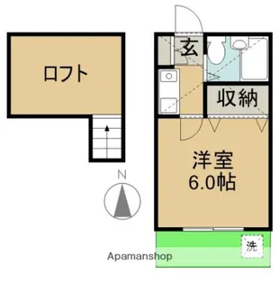 コーポベルウッドⅠ【103号室】の間取り