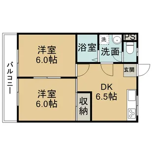 コーポ船橋【205号室】の間取り
