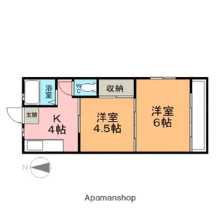 岩井マンション【305号室】の間取り