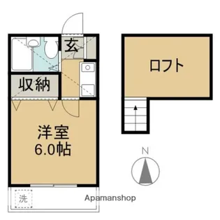コーポベルウッドⅡ【202号室】の間取り