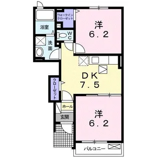 ベル・グランツⅥ【1階】の間取り