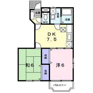 チェリーブラッサムⅡ【1階】の間取り