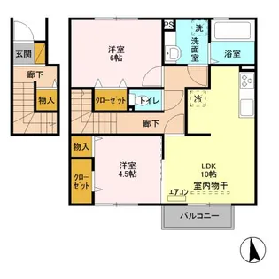 GREEN FOREST【2階】の間取り