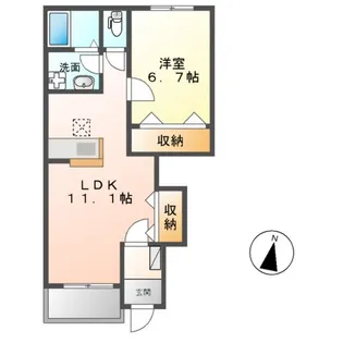 ファミーユ【1階】の間取り