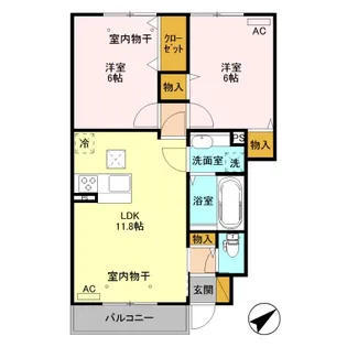 天照【1階】の間取り