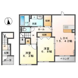 アンビシアⅡ【2階】の間取り