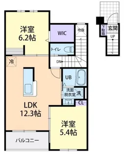 SWEET DREAMS I【2階】の間取り