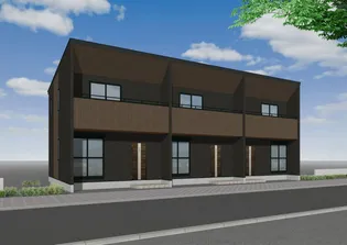 茨城県猿島郡境町みらい平1丁目【テラスハウス】の外観