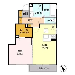 スローライフさしま【1階】の間取り