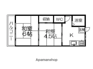 岩井マンション【103号室】の間取り