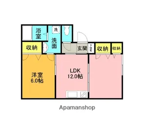 プレミールA【102号室】の間取り