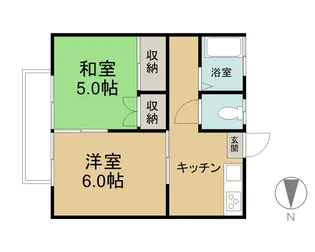 静和ハイツ【203号室】の間取り