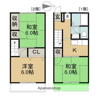 フォーレストコーポC棟【2階】の間取り