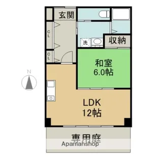 LIVING KOGA【4H号室】の間取り